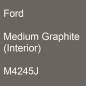 Preview: Ford, Medium Graphite (Interior), M4245J.